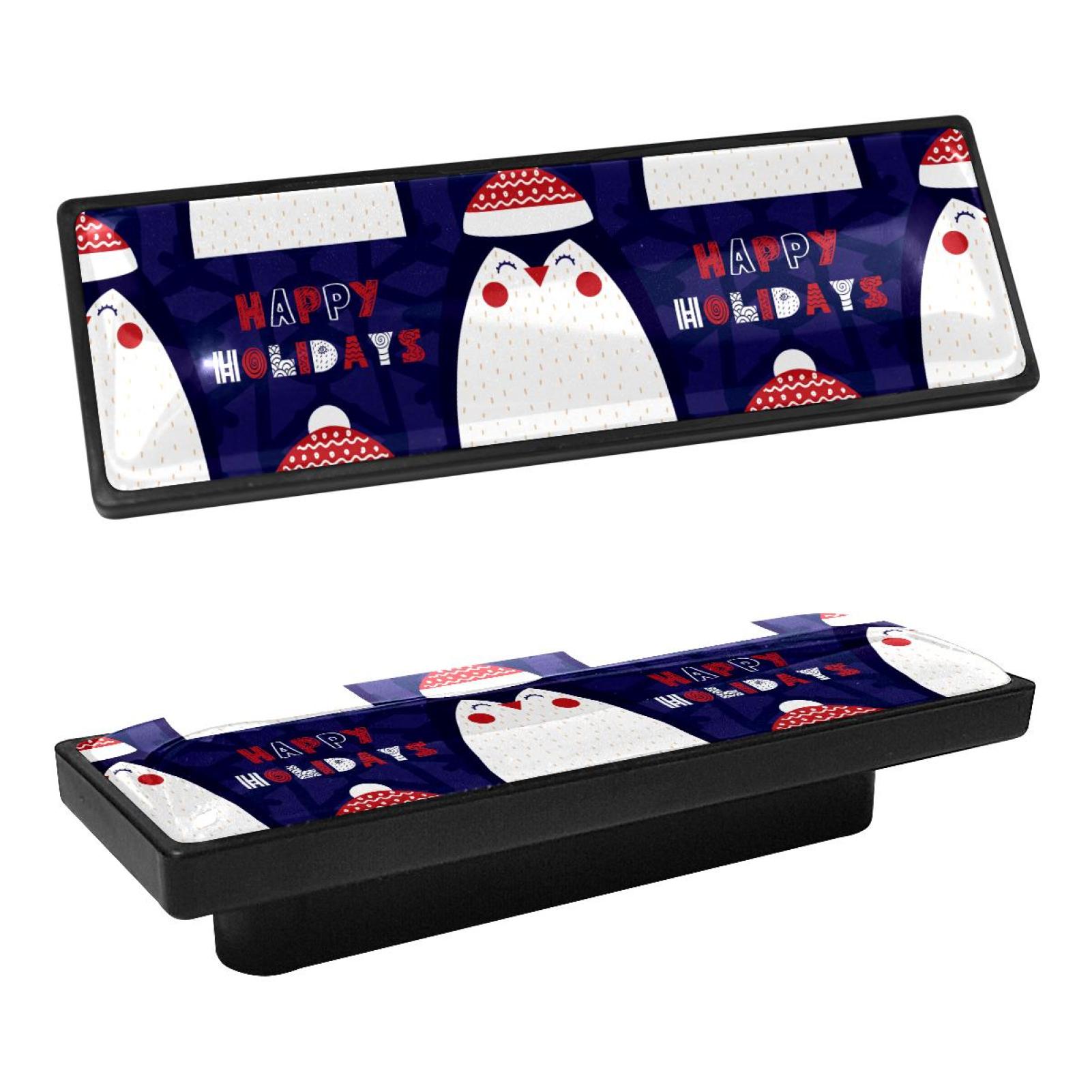 4 Pcs Rectangle Cabinet Handle Cupboard Knob Drawer Pulls Handle