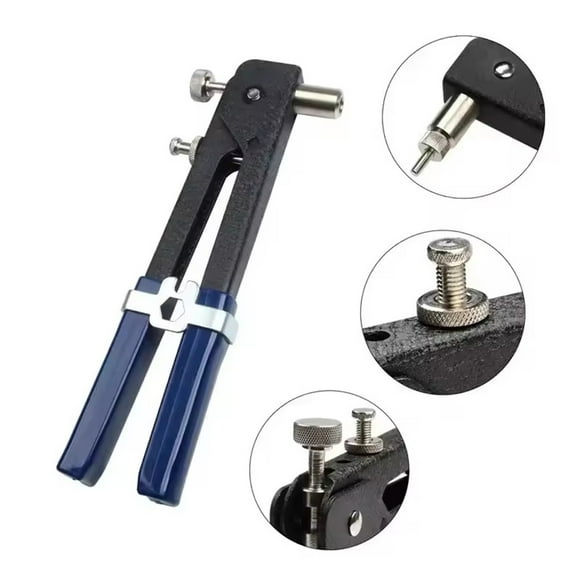 110pcs Rivet Nut Tool Kit Set Blind Rivet Nut Hand Riveter Wrench Threaded Insert Rivnut Nutsert M3/M4/M5/M6/M8