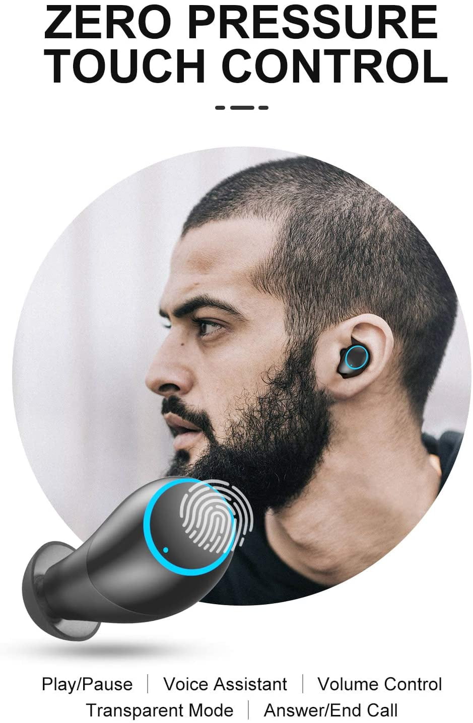 Aufo M1 Bluetooth 5.0 Wireless Earbuds 