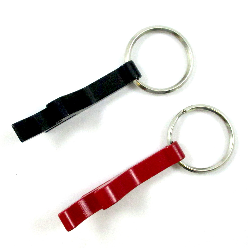 3x NEW Key Chain Aluminum Beer BOTTLE and CAN OPENER small beverage key ring - image 5 of 6