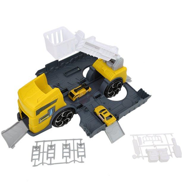 Juego de modelos de coches para niños, juguete, camión de construcción, estacionamiento de vehículos (camión de construcción)