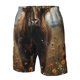 thumbnail image 4 of Fotbe Grassland Sunflower Cow Trajes de Baño Estampados para Hombre, Shorts de Verano de Secado Rápido, Ropa de Playa, Bañadores-XX-Large, 4 of 6
