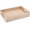 Style 4, variant on Ribbed Wood Decorative Tray, 16.5-Inch Round with Walnut Finish for Table Centerpieces