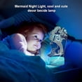 thumbnail image 5 of Luz nocturna 3D de sirena para niños, lámpara de noche regulable con control remoto, 16 colores cambiantes, juguetes para niños., 5 of 5