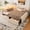 Beige Left Full, variant on DRNANLIT Twin Upholstered Cloud Bed Frame, Storage Drawers with USB Charging and LED Lights, Solid Wood Legs, Beige Left