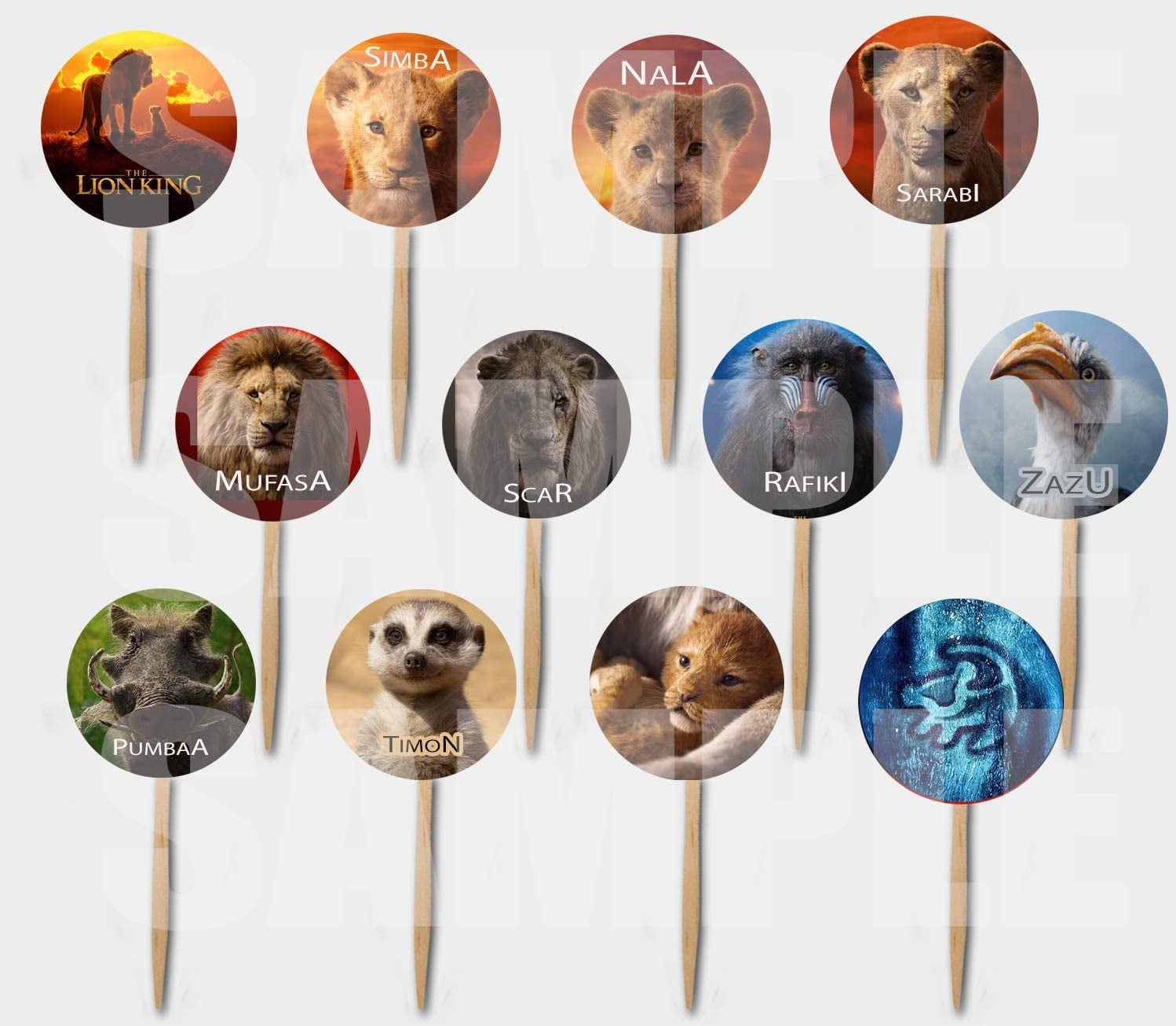 Party Over Here Lion King 19 Movie Picks Double Sided Images Cake Topper 12 Simba Nala Mufasa Timon Pumbaa Rafiki Scar Zazu Sarabi Walmart Com Party Over Here Lion King 19 Movie Picks Double Sided Images Cake Topper 12 Simba Nala Mufasa Timon Pumbaa Rafiki Scar Zazu Sarabi Walmart Com