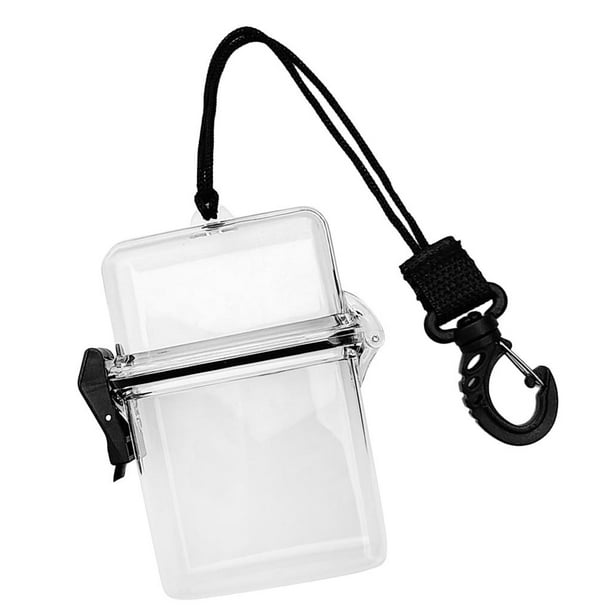 waterproof box container clip for scuba diving snorkel surf kayak