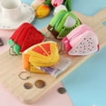 thumbnail image 3 of Monedero de 4 frutas de felpa y lindo, el monedero de bolsillo para fiesta más popular entre mujeres y niñas, 3 of 5