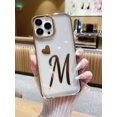 thumbnail image 1 of Letter Graphic Clear Phone Case, 1 of 4