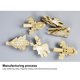 thumbnail image 5 of Advancent Paquete de 66X Clip decorativo multiusos accesorios para el hogar exquisito Pin de foto broche de suministros de vacaciones decoración de Kits de decoración para fiestas Advancent HA068053-00, 5 of 6