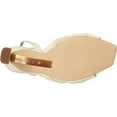thumbnail image 4 of Sam Edelman Lavendar Modern Ivory Ankle Strap Square Open Toe Spool Heel Sandals (Modern Ivory, 10), 4 of 6