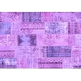 thumbnail image 1 of Ahgly Company Indoor Rectangle Patchwork Purple Transitional Area Rugs, 8' x 10', 1 of 4