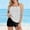 *Black, variant on ClodeEU Women's 2-Piece Polka Dot Tankini Swimsuit, Ruched Side Halter Top with Boyshort, Modest Bathing Suit Blue,Womens Plus M