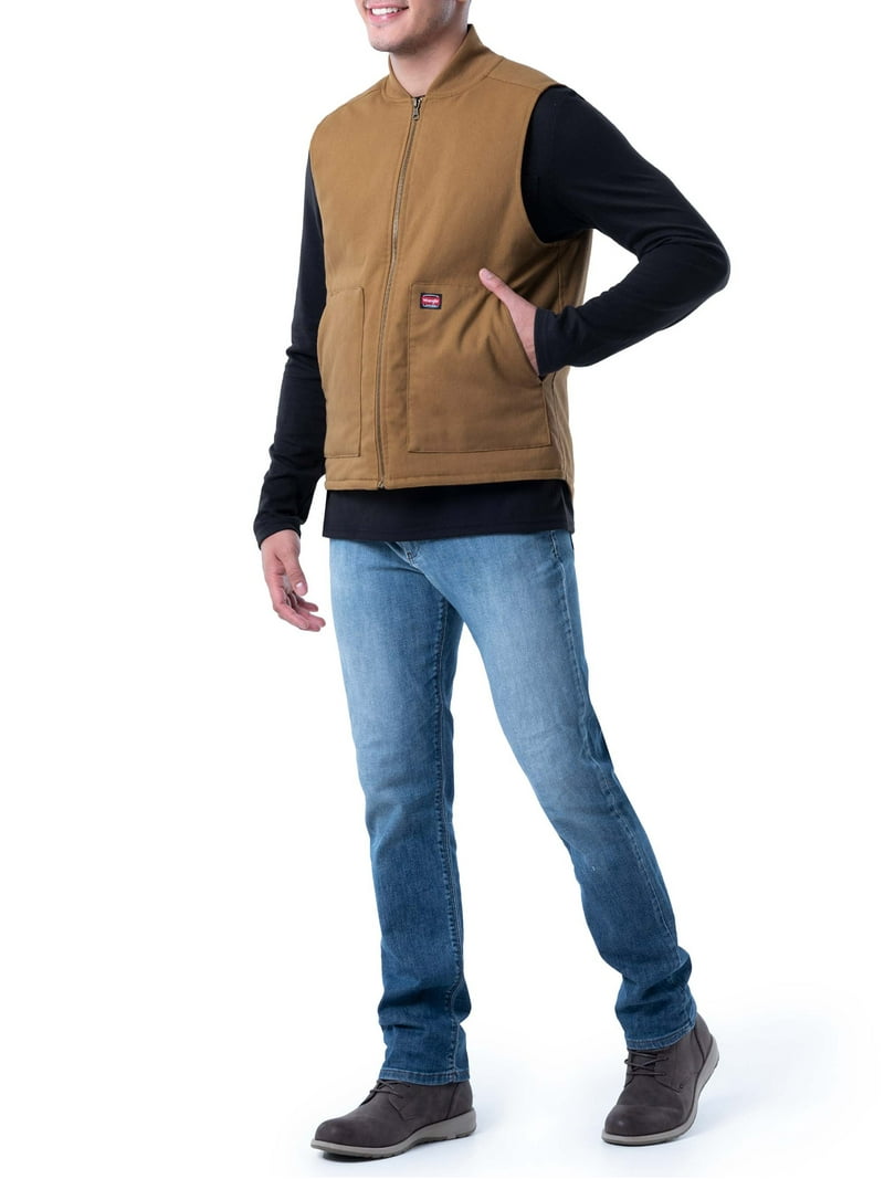 Free Shipping! Wrangler Men's Spring Work Vest, Quilted