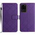 thumbnail image 2 of For Samsung Galaxy S20 Ultra Wallet Case with RFID Blocking Card Slots Holder Premium PU Leather Magnetic Kickstand Shockproof Wrist Strap Removable Flip Protective Cover, Purple, 2 of 9