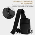 thumbnail image 6 of LOLIPPYY Black Crossbody Mobile Phone Carry Pouch Bag for Walking, Lightweight and - 1 Set, 6 of 8