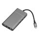 thumbnail image 2 of ONTEN USB C Hub multifuncional de alta definición 8 en 1, fácil de usar, carga rápida, estación de acoplamiento 8 en 1 para OS X IOS, 2 of 8
