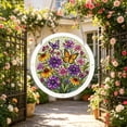 thumbnail image 6 of Beautynvta Acrylic Puzzle Suncatcher Window Hanging, 83 Pieces Sun Catcher Acrylic Puzzles, DIY Suncatchers Puzzles, Home & Garden Decor, 7.4'', (Butterfly Flowers), 6 of 9