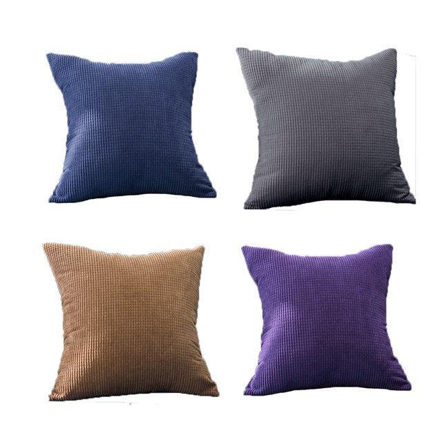 4 fundas de cojín de campesino, funda de almohada de sofá, sin núcleo de almohada. Vhermosa CPB-YL432-5