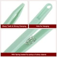thumbnail image 4 of Unique Bargains Sticker Tweezers for Crafting Flat Tip with Spring, Green, 5 Pieces, 4 of 4