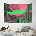 thumbnail image 6 of Easygdp Neon Desert Moon Tapestry Wall Hanging, Wall Tapestries for Bedroom Aesthetic Living Room Office Decor 60x40in, 6 of 8
