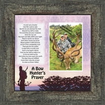 Bow Hunters Prayer, Hunting, Gaming with Crossbow Personalized Picture Frame, 10 X10 9704