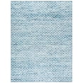 thumbnail image 2 of SAFAVIEH Malibu Lorenzo Geometric Polyester Machine Washable Area Rug, Grey/Aqua, 8' x 10', 2 of 13