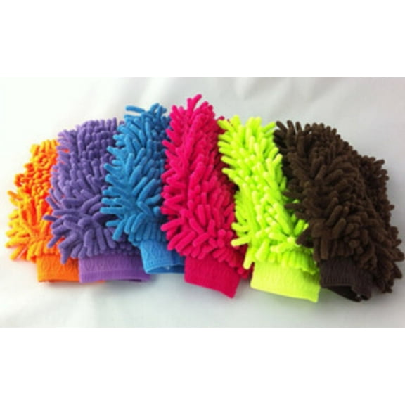 Double Sided Mitt Microfiber Car Auto Dust Washing Cleaning Glove Towel