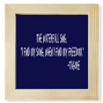 thumbnail image 1 of Qoutes Phrases de Guérison Cascade Liberté Chanson Cadre Photo Carré Affichage Mural Ou de Table, 1 of 3