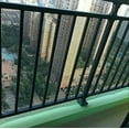 thumbnail image 4 of Lightweight Plastic Chicken Wire Safety Net Balcony Protection Net, Opening: 0.8cm, Black, Size: W50cm x L10m, 4 of 4