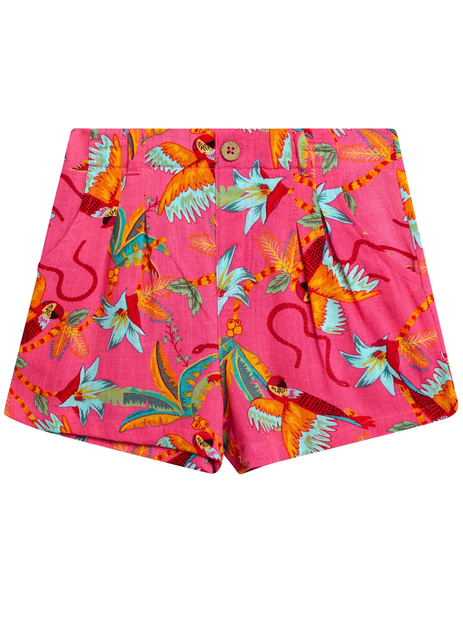 Jessica Simpson Girls' Knit and Woven Short Set, Sizes 4-12