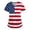 Sky Blue #173, variant on Independence Day Freedom Scrub Shirts V Neck Loose Independence Day Scrub Shirts Short Sleeve Plus Size Fourth Of July Funny Scrub Top Summer Trendy Fashion Scrubs with Pockets Sky Blue XL