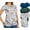 Vividblue/deep green/blue white floral(3 Pack), variant on Bearsland Women's Short Sleeve Maternity Tops Side Ruched Tunic T-Shirts Pregnancy Clothes 3-Pack