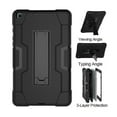 thumbnail image 6 of Goldcherry for Galaxy Tab A 8.0 Inch SM-T290 Tablet Case,Heavy Duty Shockproof Hybrid Rugged Armor Full Body Protective With Kickstand Samsung Galaxy Tab A 8.0 Inch 2019 SM-T290 / SM-T295(Black+Black), 6 of 7