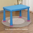 thumbnail image 2 of Kids Table, Plastic Children Activity Rectangular Table for School, Home, Play, Reading Dining, Kindergarten(Enlarge Size) 13381, 2 of 7
