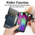 thumbnail image 2 of Case for Samsung Galaxy A40 Cover Leather Wallet Folio Case Book Design Flip Magnetic Closure - Blue, 2 of 5