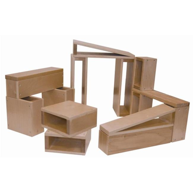 hollow wooden blocks for preschool