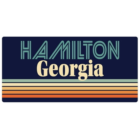 

Hamilton Georgia 5 x 2.5-Inch Fridge Magnet Retro Design