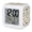 Beige, Olive, Tan, Multicolor, variant on Fly Lures Digital Alarm Clock for Bedrooms,Smart LED Alarm Clock with 7 Color Changing Night Light,Rustic Yellow Blue Green Feathers Retro Beige Silent Wake Up Clocks for Sleep Study 3.2"x3.2"