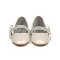 thumbnail image 4 of New Girl Little Angel Ashley-910 PU Rhinestone Bow Tie Mary Jane Ballerina Flat, 4 of 5