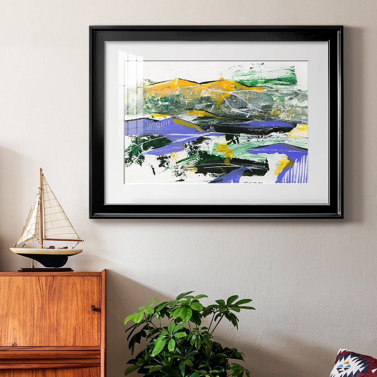 Silent Mountain III Premium Framed Print - Ready to Hang