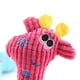 thumbnail image 3 of Juguete de peluche para perros, cachorro, cuerda tejida para masticar, forma de jirafa de franela, seguro, lindo para limpieza de dientes de mascotas, 3 of 8