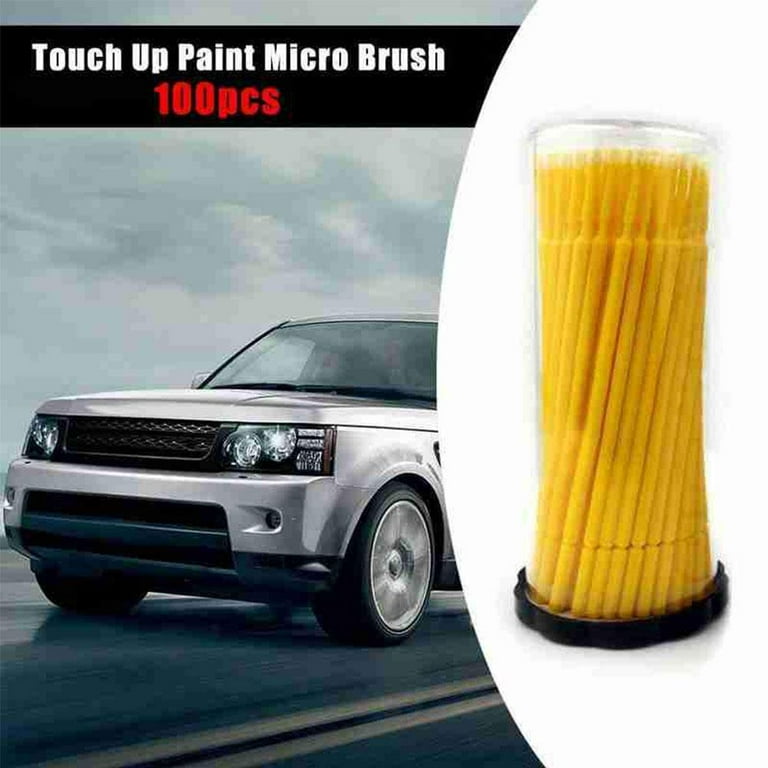 100 Paint Touch Up Brushes, Disposable Micro Brush Applicators