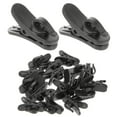 thumbnail image 1 of Milisten 20Pcs Lapel Mic Clips Plastic Lavalier Wire Clips Plastic Microphone Cord Clips Collar Clip, 1 of 6