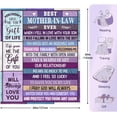 thumbnail image 5 of Mothers Day Blanket Gifts for Mother in Law, Mother in Law Gift Blanket 50"x60", Mother in Law Birthday Gift Ideas, Future Mother in Law Gifts from Daughter in Law, Mother in Law Wedding Gift, 5 of 6