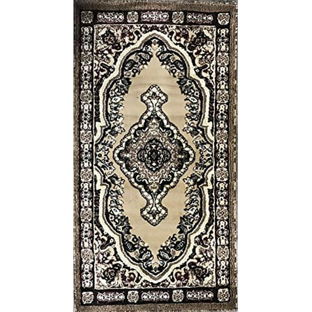 Traditional Persian Door Mat Area Rug, How To Get A Area Rug Lay Flat On Carpet