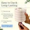 thumbnail image 4 of Lifelines ClickWick Essential Oil Blends for Lifelines Diffusers, 3-Pack Warm Mahogany Set – Essential Oil Blend Refill for Candle, Plant & Shower Aromatherapy Diffuser – Fragrance for Diffusers, 4 of 7