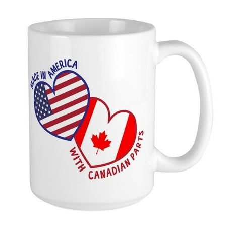 

CafePress - Made In America With Cana - 15 oz Ceramic Large Mug