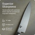 thumbnail image 2 of Shun Classic 8-inch Chefs Knife, 2 of 7
