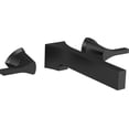 thumbnail image 1 of Delta T3574lf-Wl Zura Wtwo Handle Wall Mounted Bathroom Faucet - Black, 1 of 9